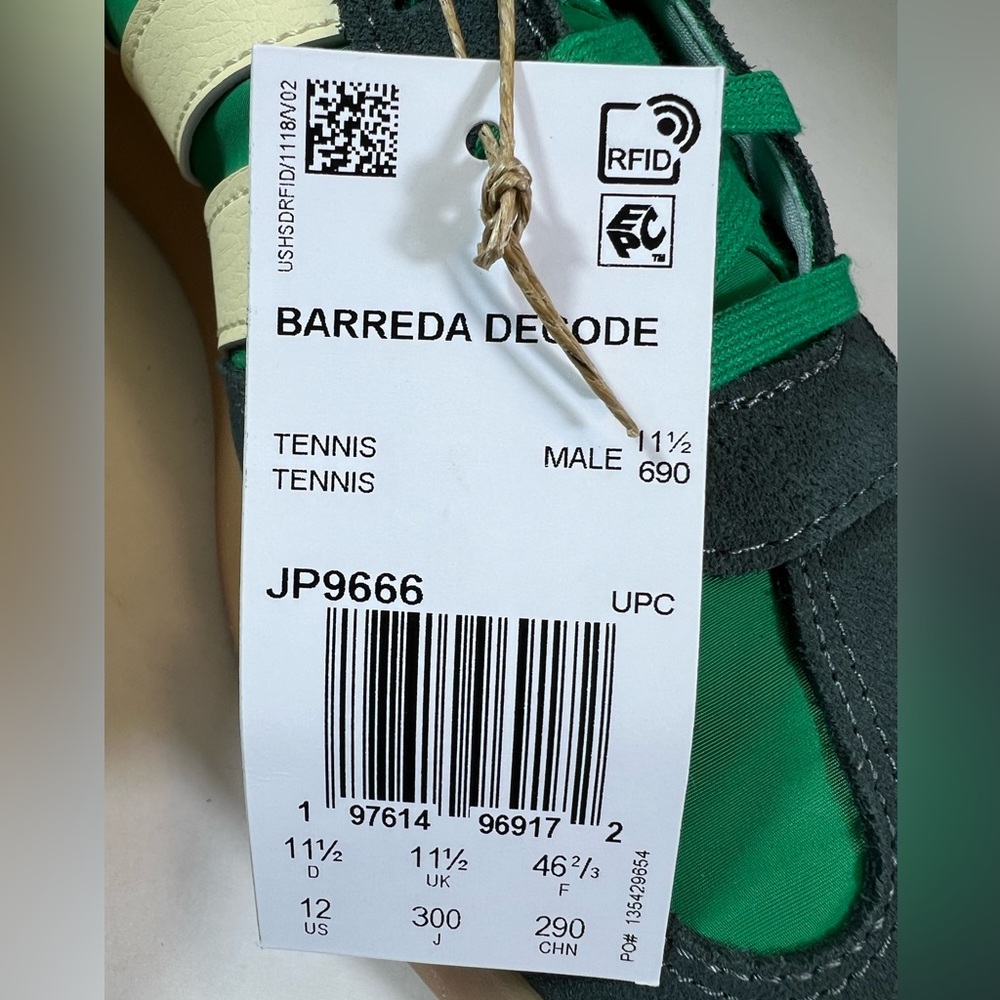 🆕Adidas Barreda Decode Men's in Court Green/Warm Vanilla/Legend Ivy - Size:12 - Picture 16 of 17